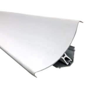 Zócalo media caña de PVC 6.0 cm