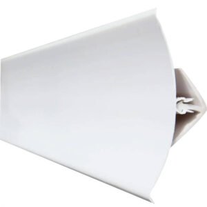 Zócalo media caña de PVC 9.0 cm