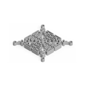 Junta dilatación cuadrada esquinera